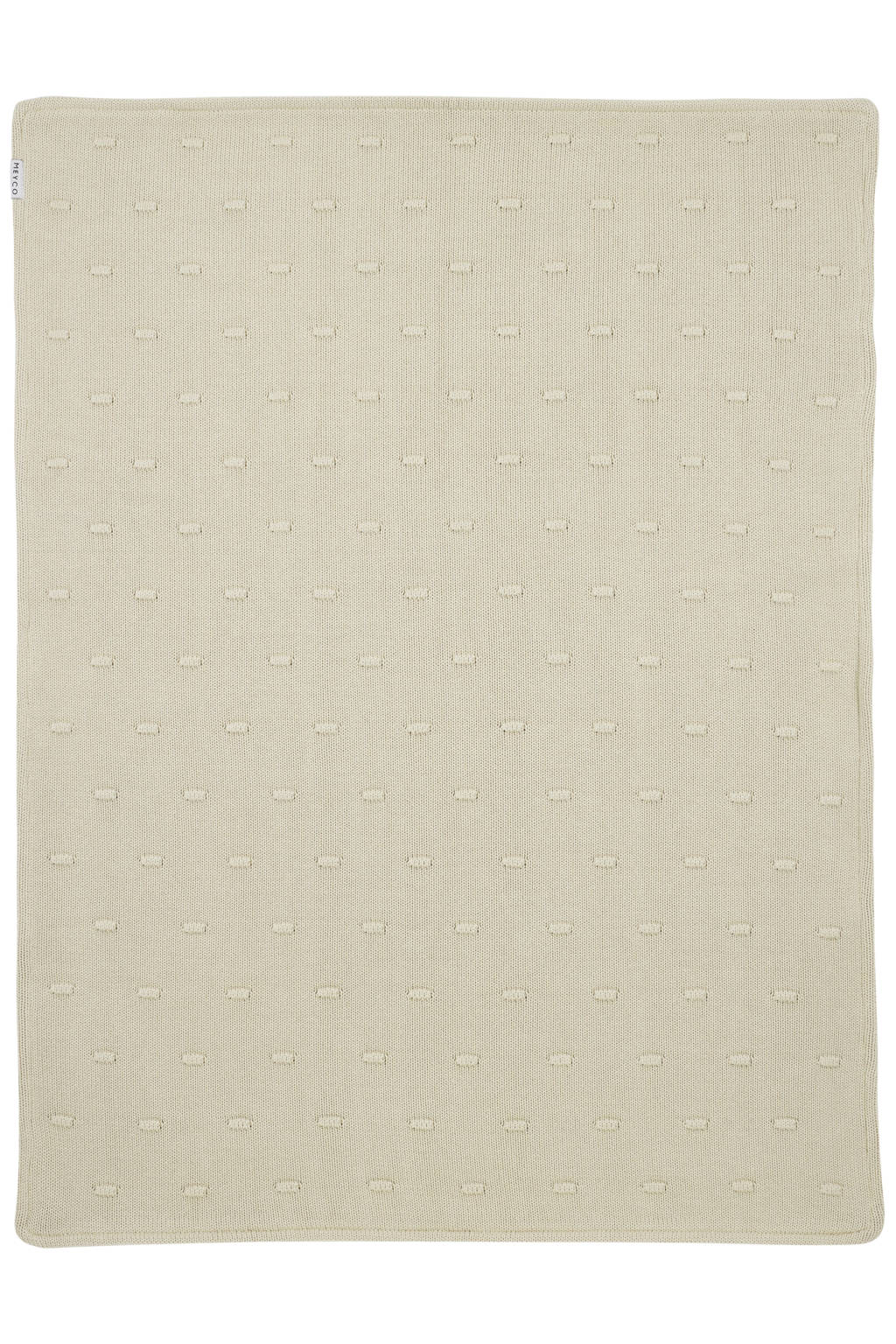 reversible ledikantdeken Knots met teddy beige