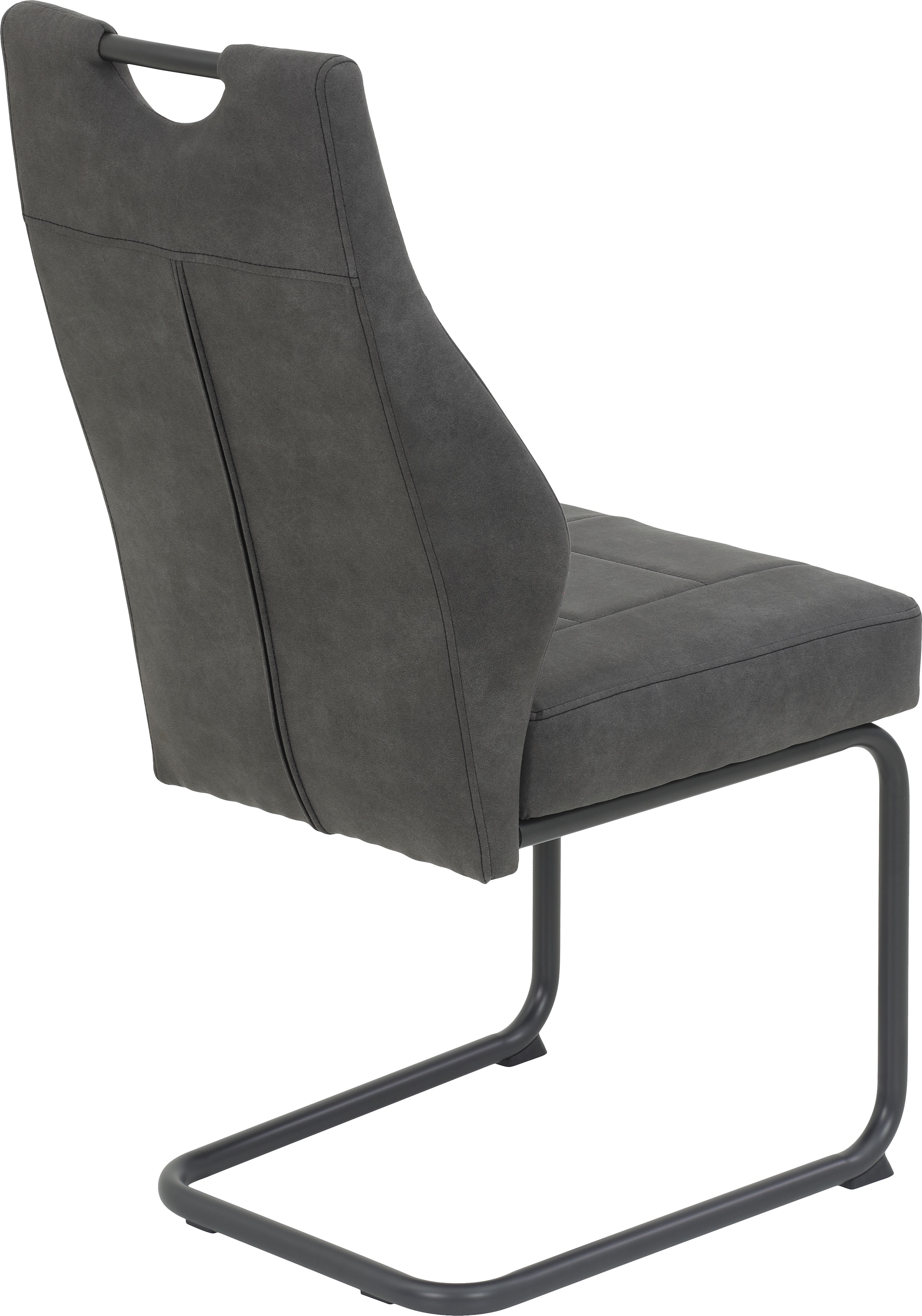HELA Essgruppe »EMS Tisch 140-180x90 cm ausziehbar, Esstisch inkl. 4 Stühle« Set, 5tlg. Set, Esstisch plus 4 Esszimmerstühle, 5 Stk. tlg. Ausziehtisch Freischwinger, Stuhl mit Federkern, Bestseller