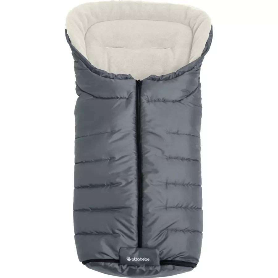 Altabebe Winterfußsack Active Kollektion für Kinderwagen Hellgrau