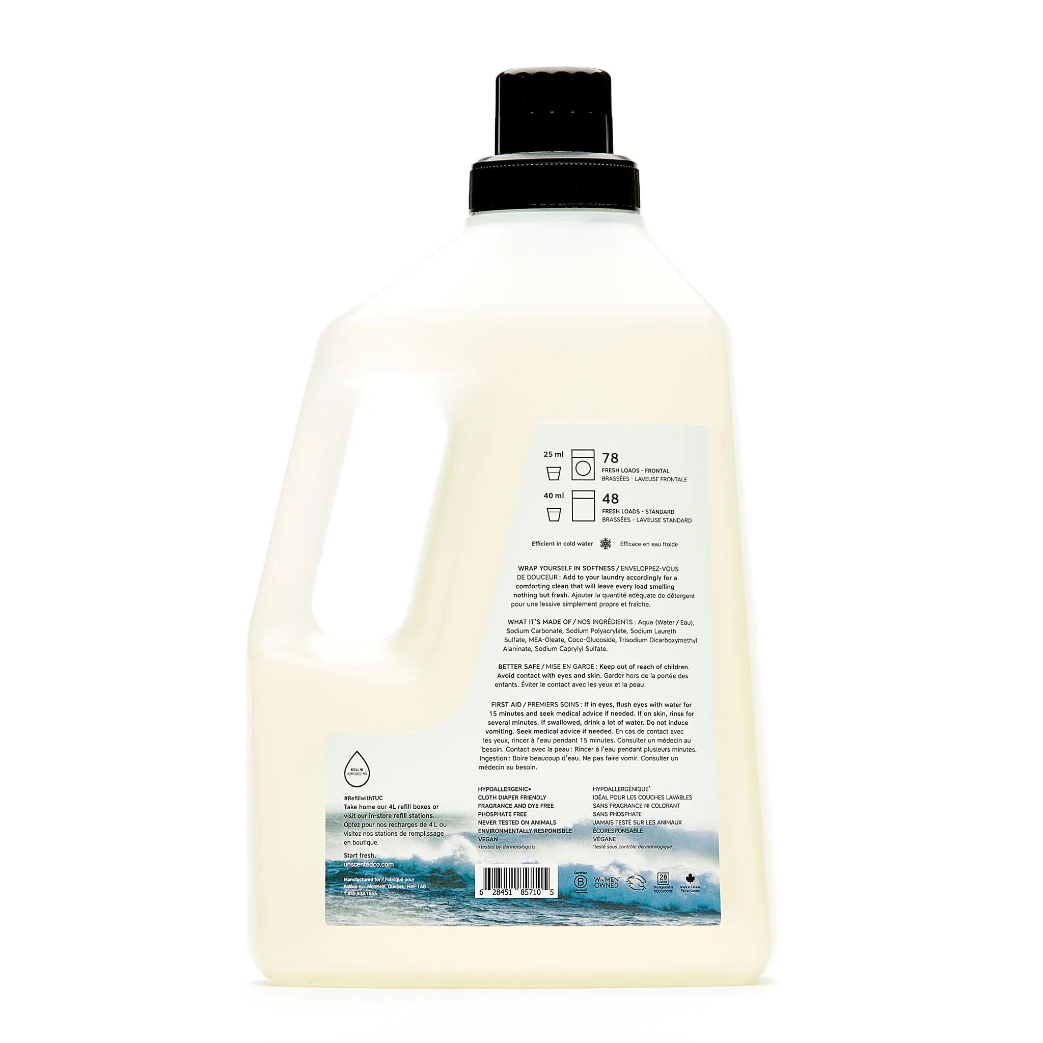The Unscented Company Détergent à Lessive 1.95L