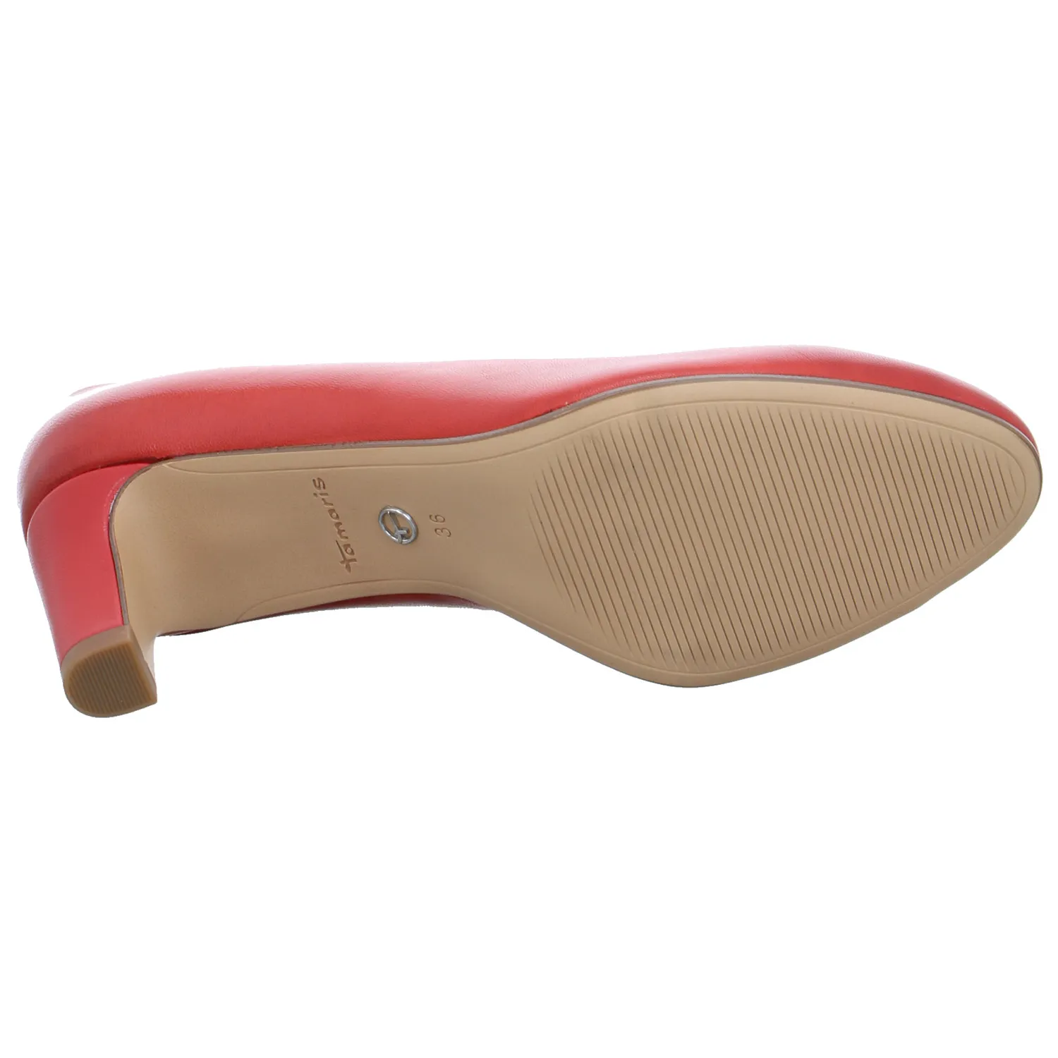 TAMARIS Pumps Rot Leder