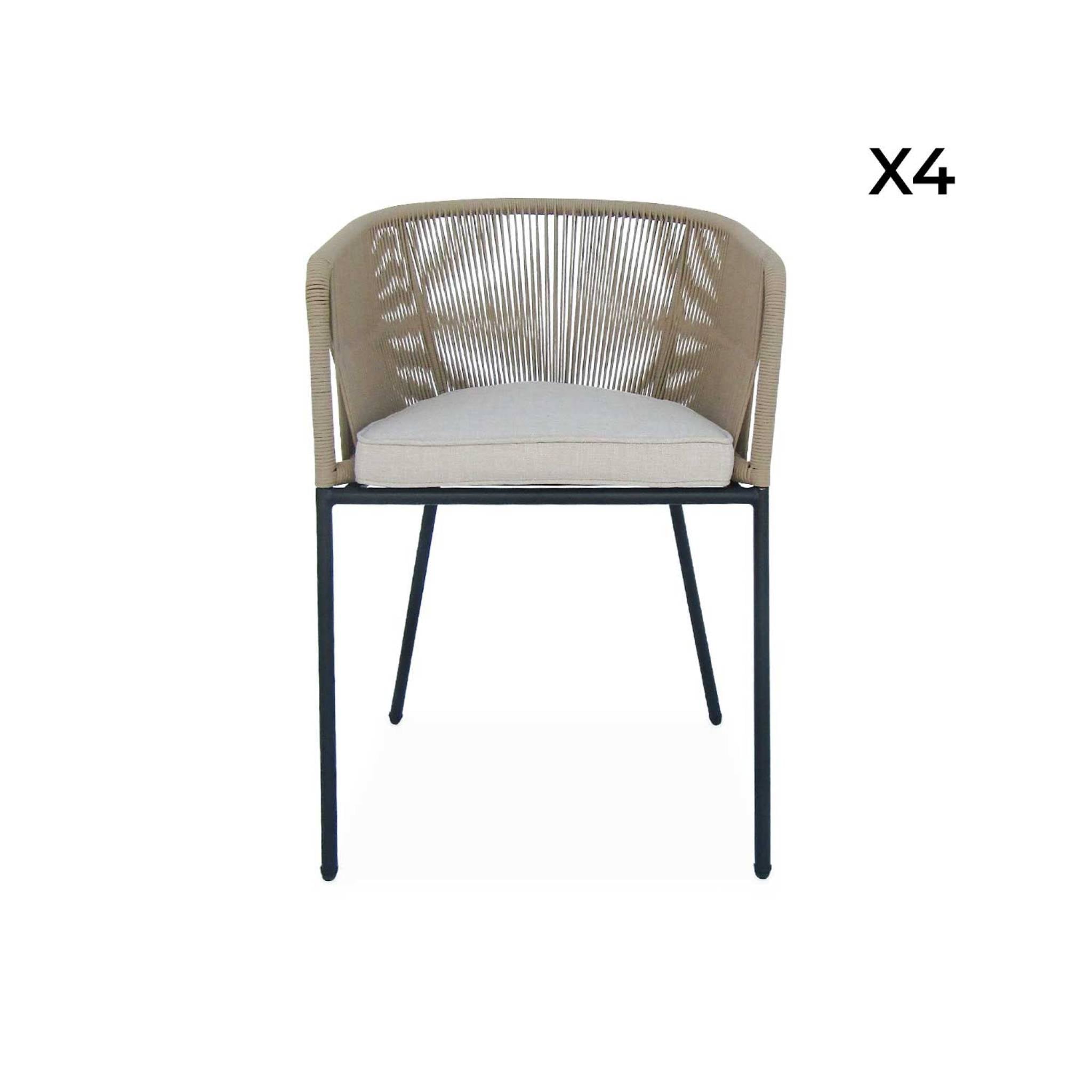 sweeek - Tuinstoelen, set van 4