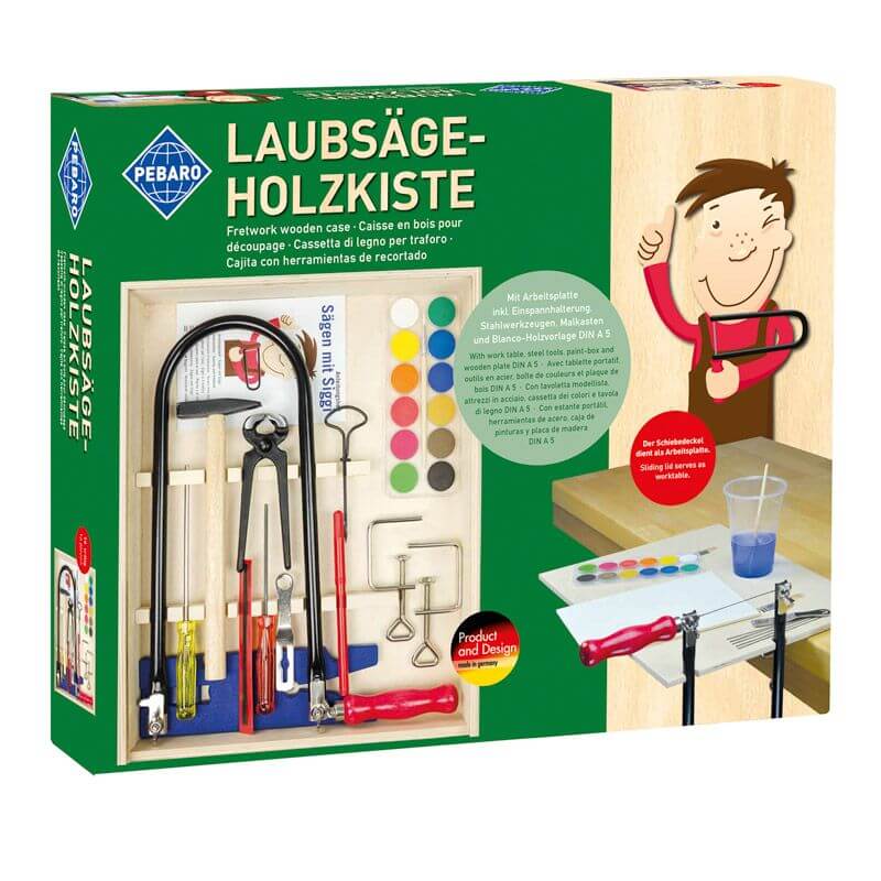 PEBARO Laubsägekasten Holz