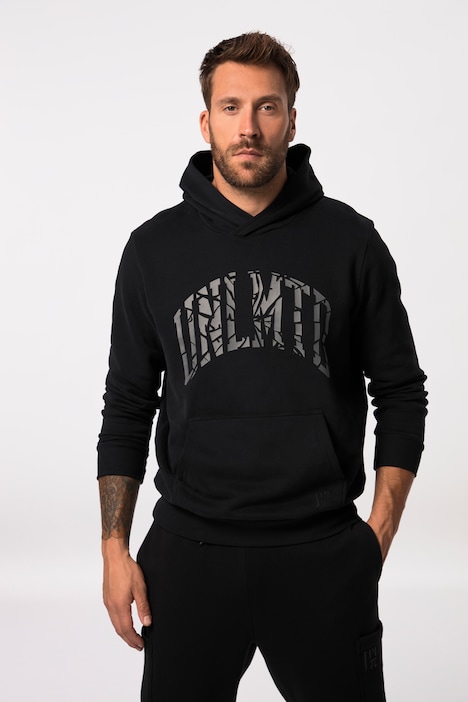 JAY-PI Hoodie, Fitness, Sweater, Brustprint, Kängurutasche