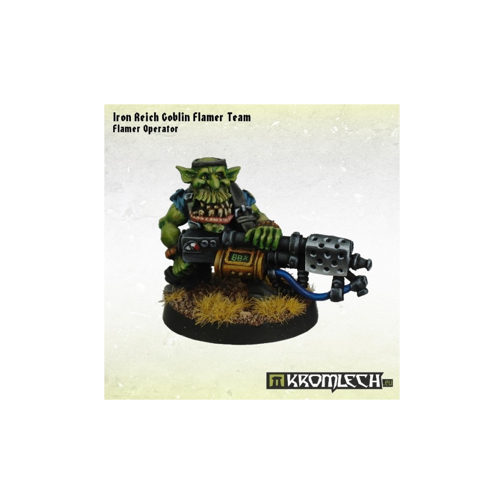 Iron Reich Goblin Flamer Team