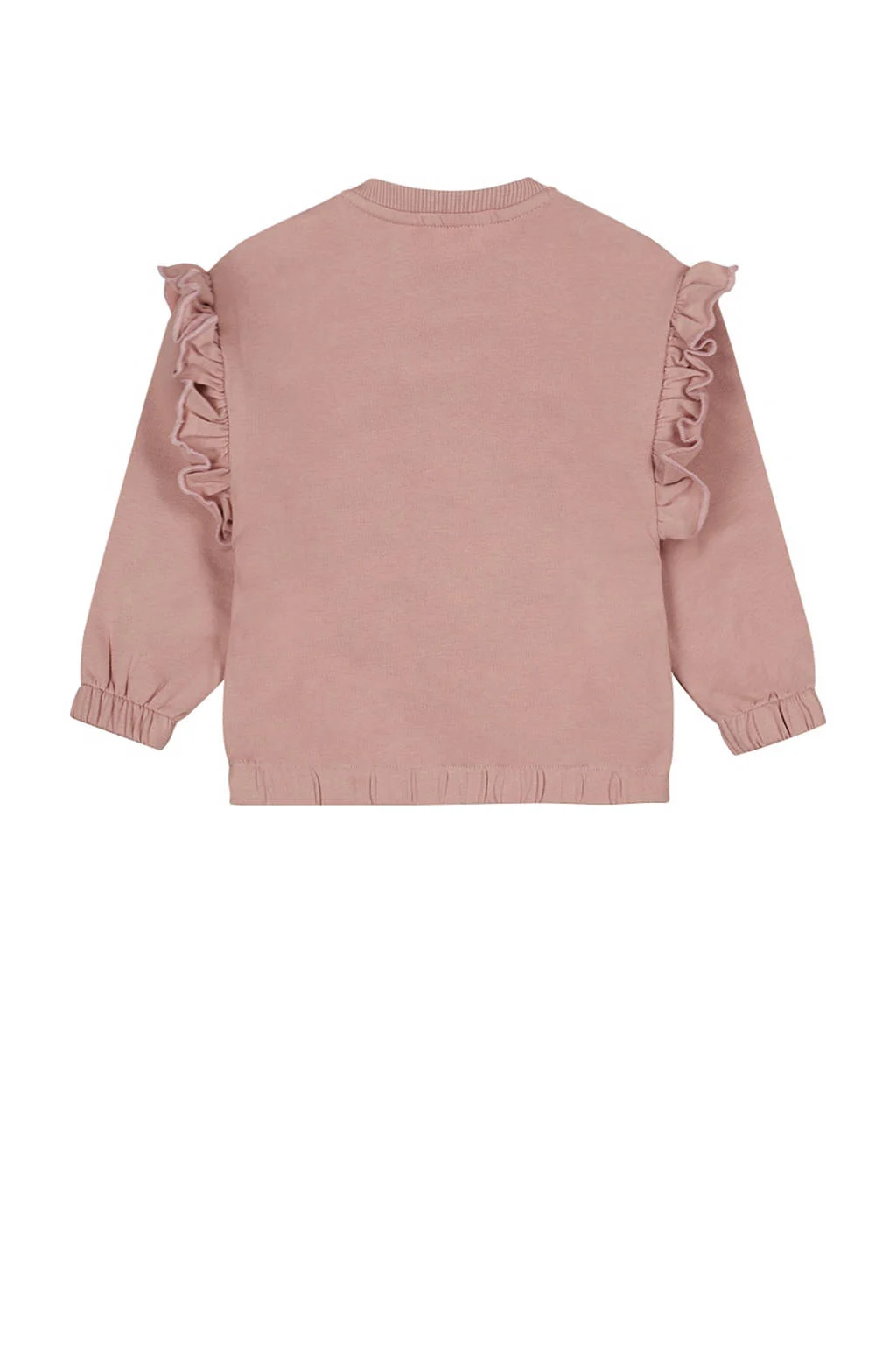Dirkje sweater lichtroze broderie