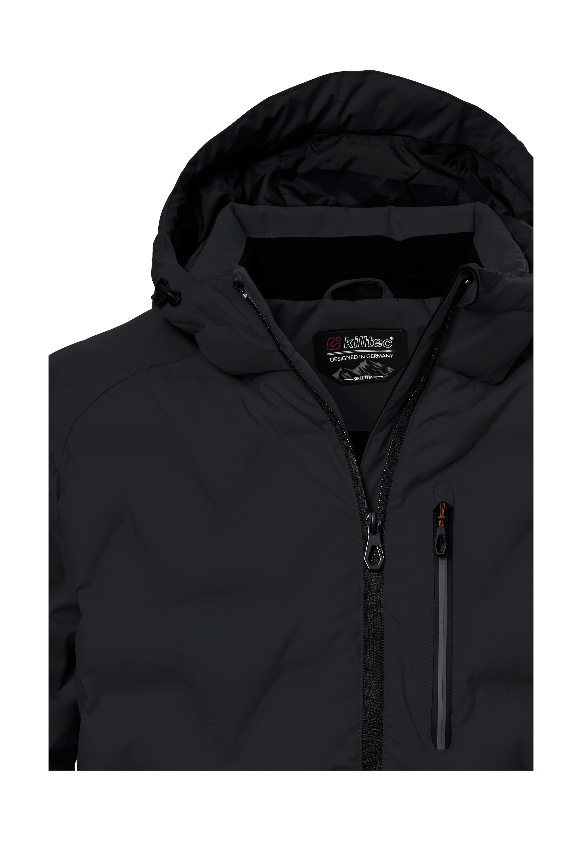 Killtec Steppjacke »KOW 60 MN QLTD JCKT« Wasser- und windabweisend, atmungsaktiv, verstellbare Kapuze
