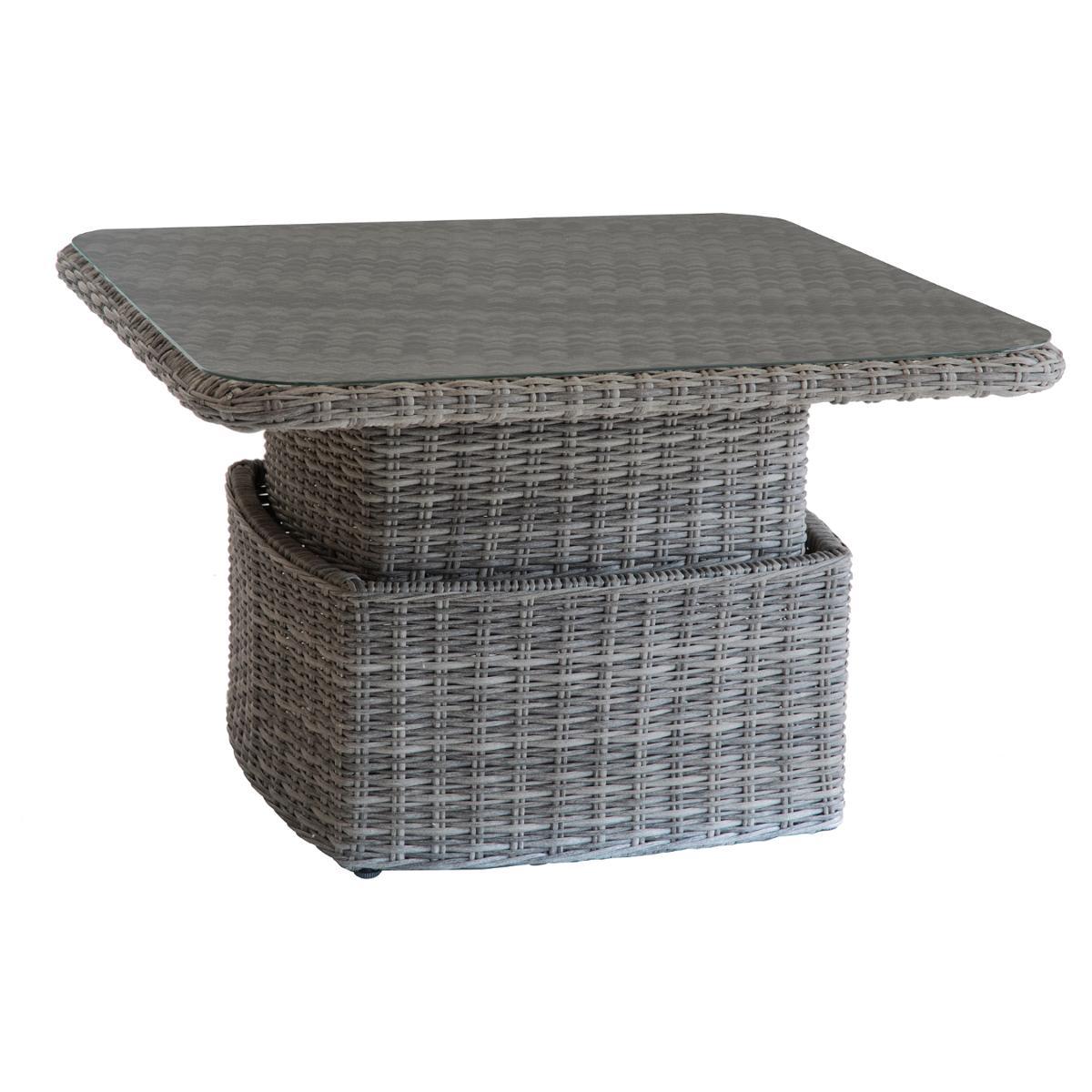 TABLE SALON RELEVABLE MOOREA TERRE D OMBRE