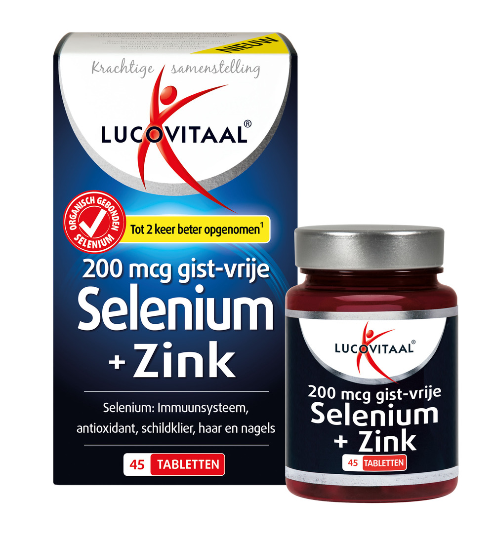 Lucovitaal Selenium Zink (45 tabletten)