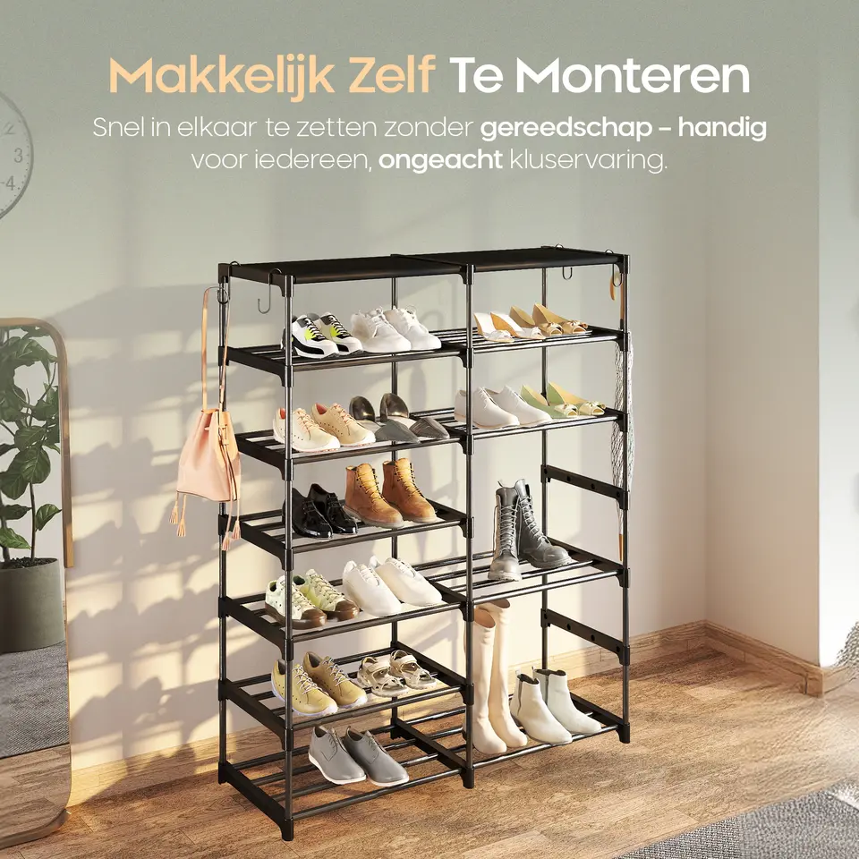 O'DADDY Schoenenrek 7 laags dubbele rij