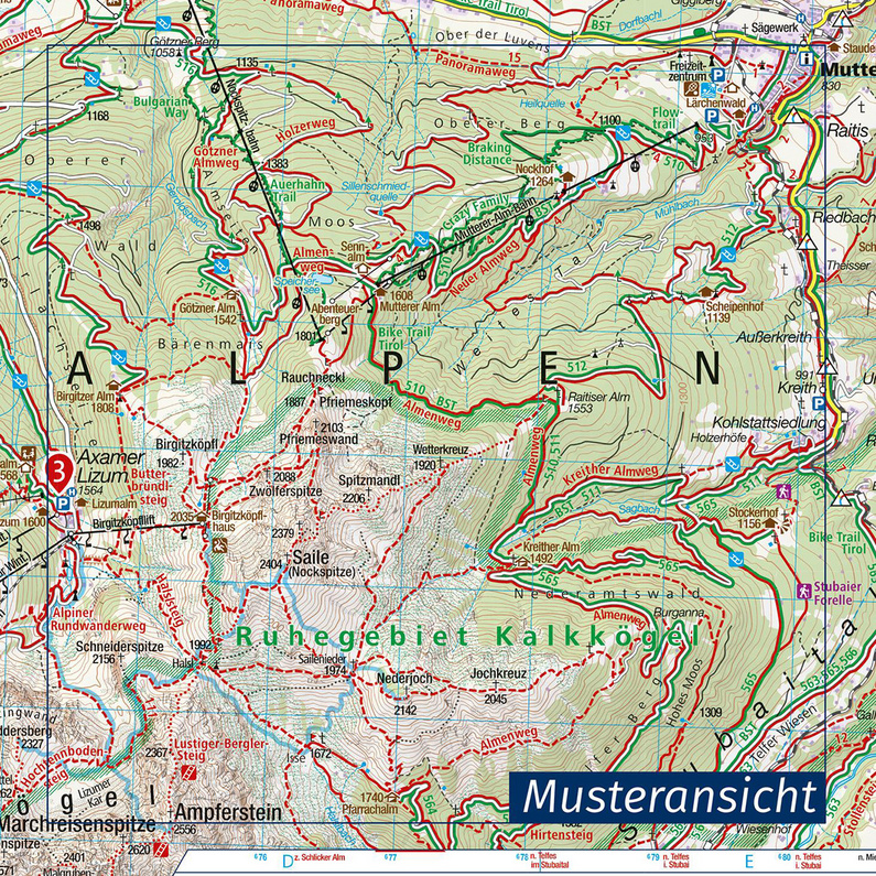 Kompass Verlag WK 45 Defereggental - Villgratental