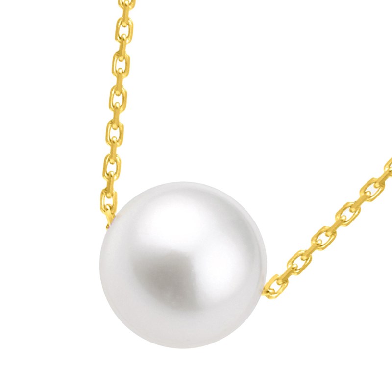 Collier Femme - perle - Or 18 Carats - Longueur : 42 cm