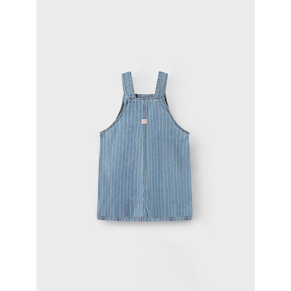Køb Name It Light Blue Denim Multi Macie Stripe Denim Spencer Kjole