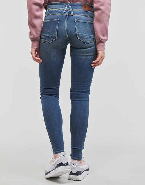 G-Star Raw - LYNN SUPER SKINNY - Bleu Faded Blue