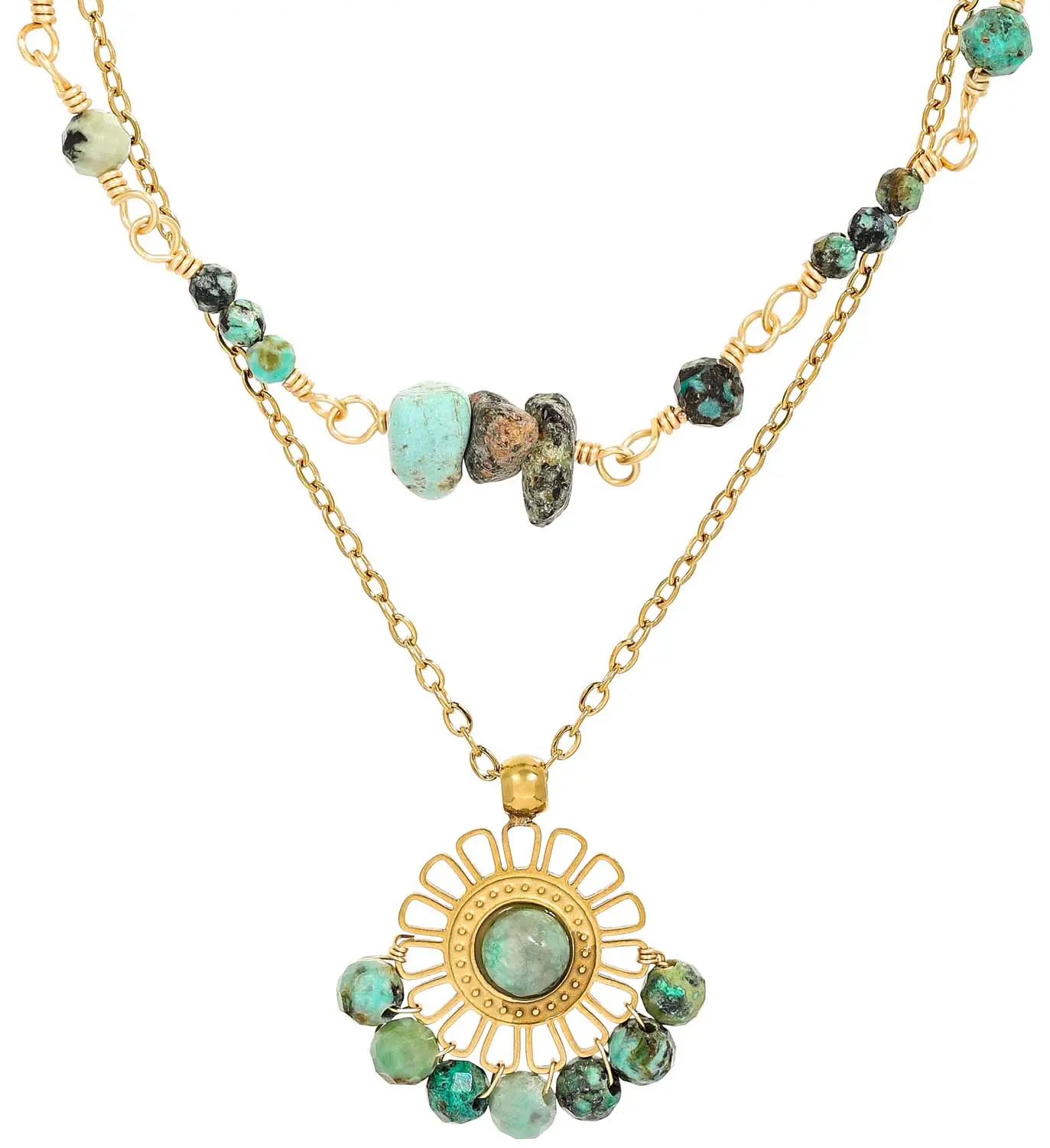 Layering Kette - Boho Elegance