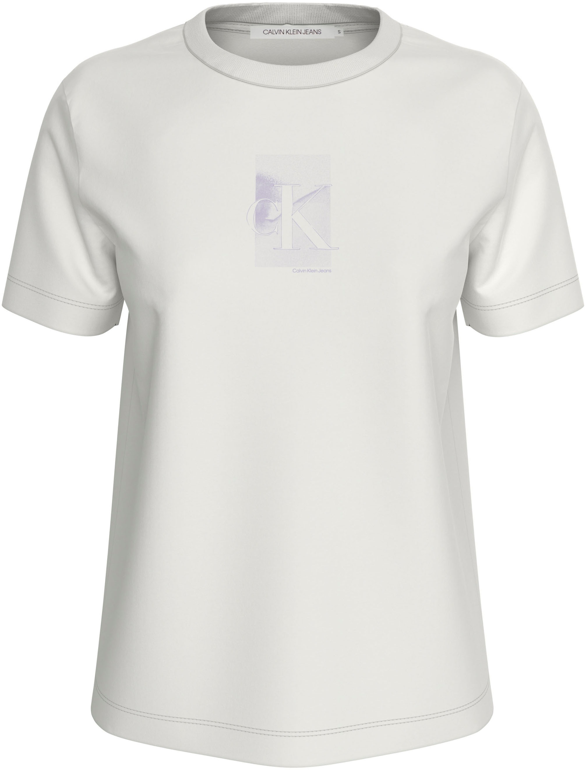 Calvin Klein Jeans Plus T-Shirt »PLUS DIFFUSED CK  REGULAR TEE«, in Grossen Grössen und mit Logomarkenlabel