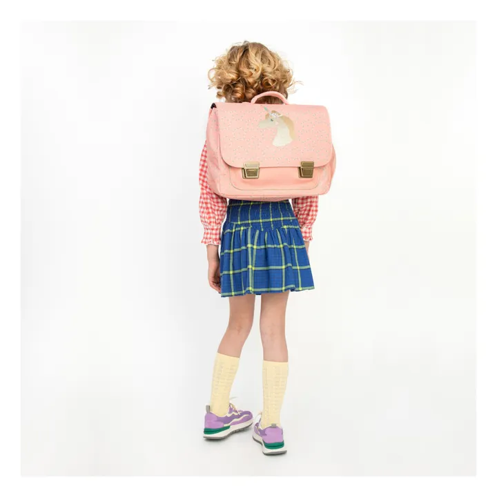 Jeune Premier Cartable Midi Liberty Unicorn | Rose
