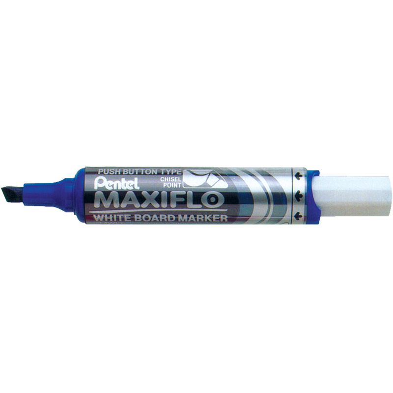 Pentel Whiteboard Marker Maxiflo MWL6, blau