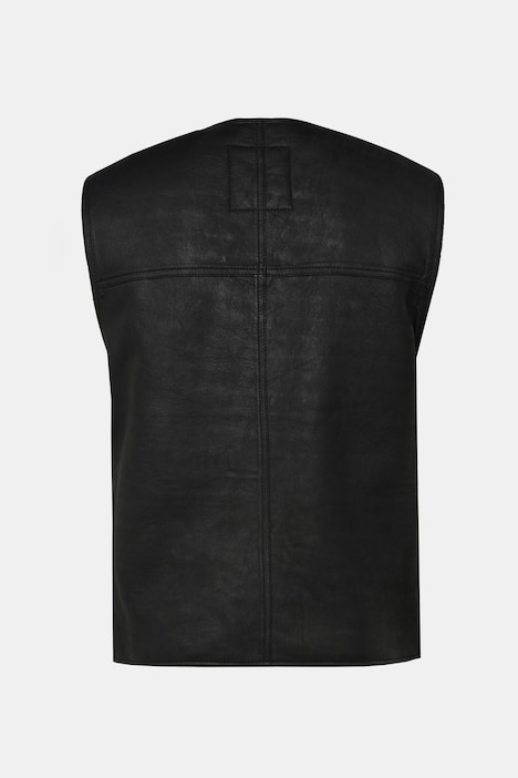 JP 1880 Lederweste, Lammnappa, Teddyfutter, bis 7 XL