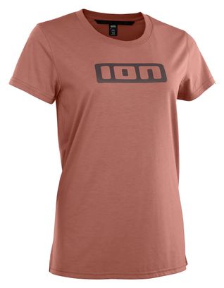 Maillot VTT manches courtes ION Logo DR Rose Femme