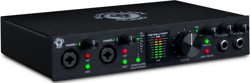 Black Lion Revolution 6x6 - USB-Audio-Schnittstelle (USB), Audio-interface, Zwart