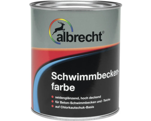 Albrecht zwembadverf oceaanblauw 750 ml