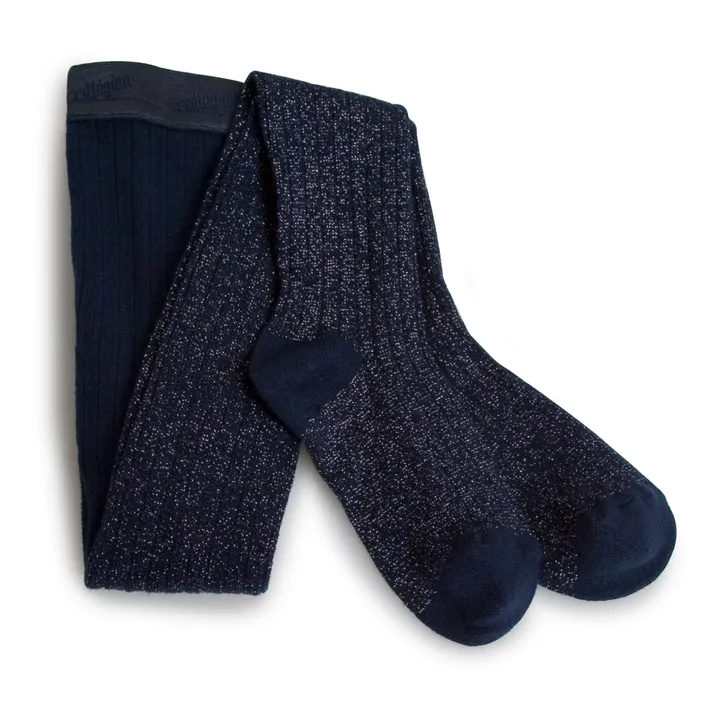 Collégien Collants Amélie | Bleu nuit