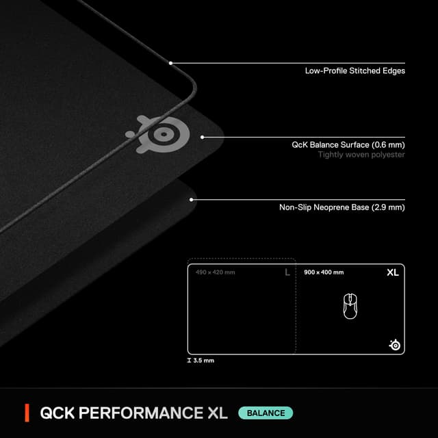SteelSeries QCK Performance Balance musemåtte