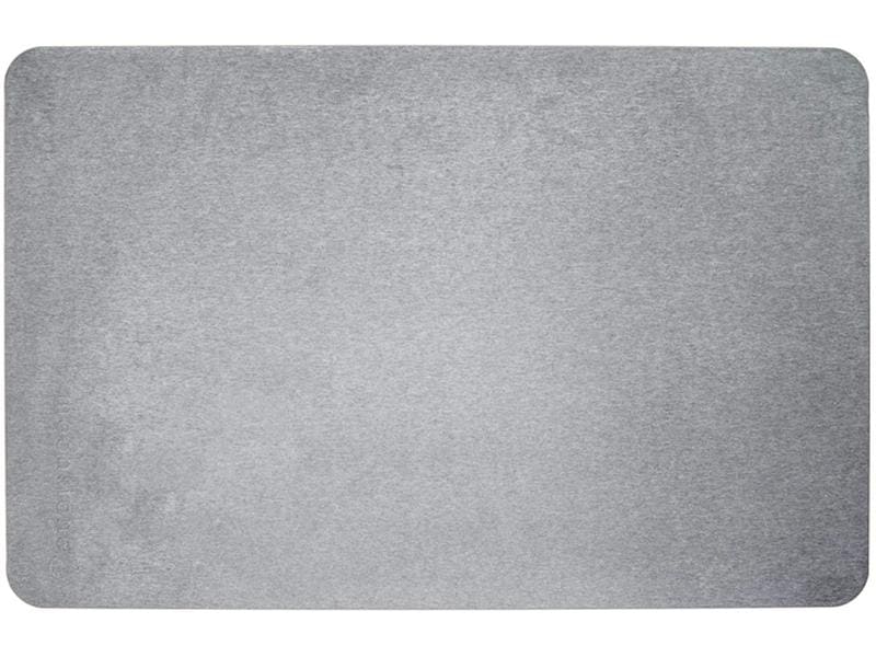 Moonstone Badteppich aus Diatomit 40 x 60 cm, Hellgrau Badezimmermatte aus Kieselgur