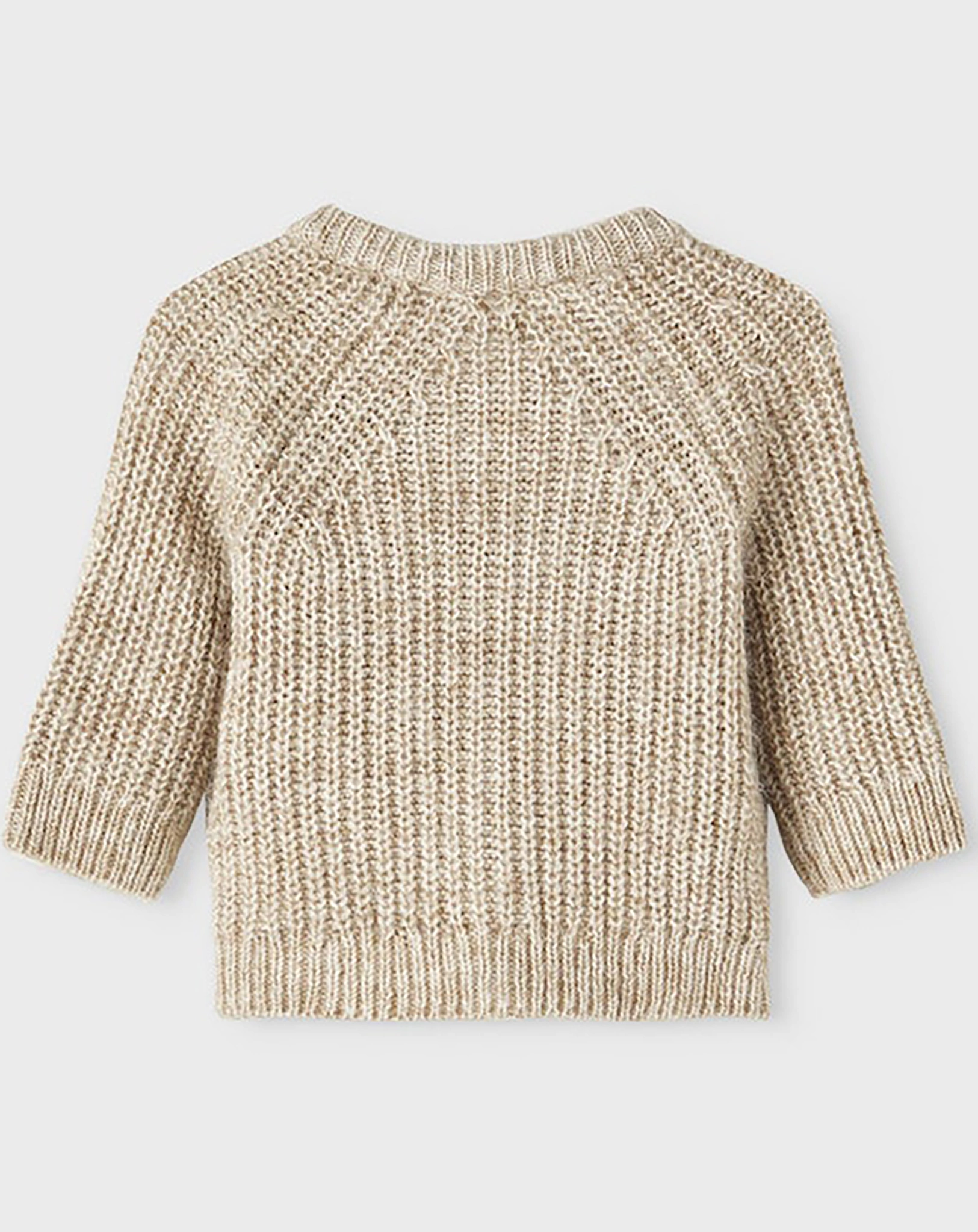 Strickjacke NBMOMIO in chinchilla