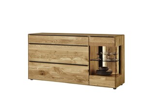 VALMONDO Sideboard VONTANO Wildeiche / Akzent Crackeiche