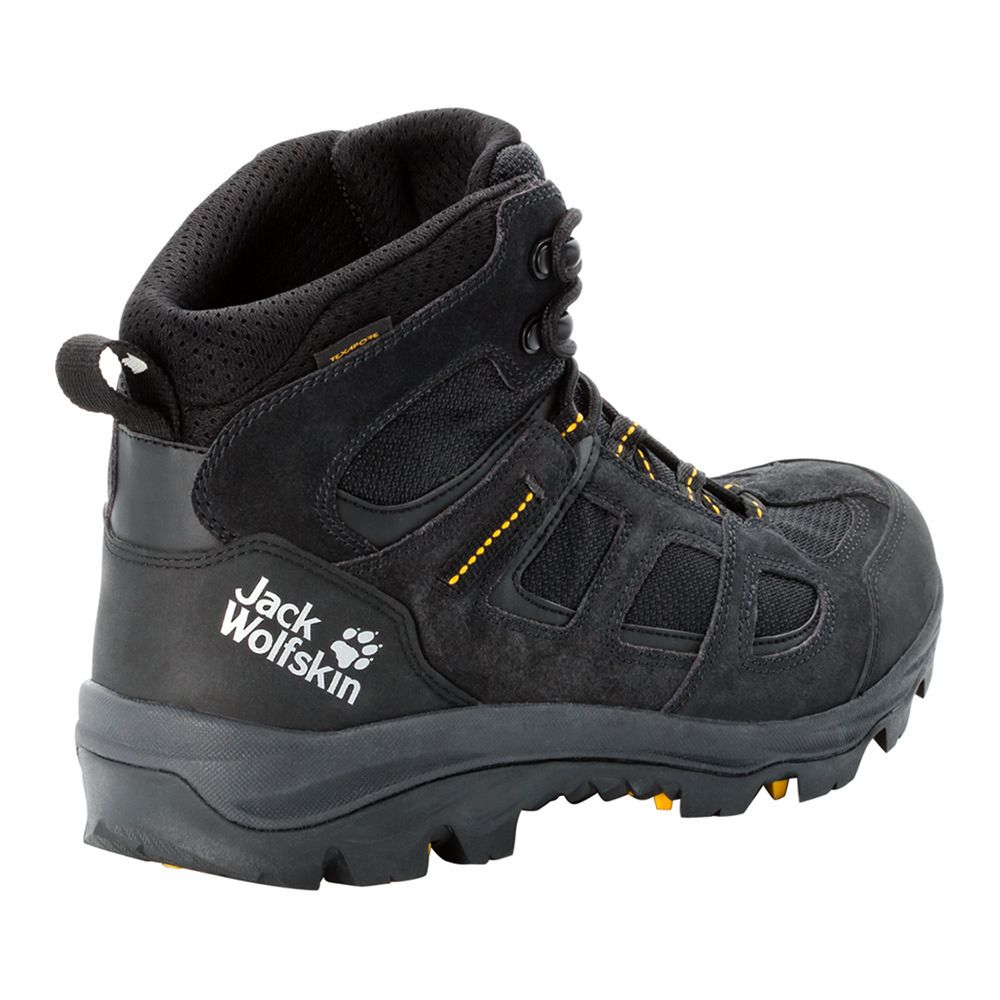 Jack Wolfskin VOJO 3 TEXAPORE MID - Chaussures randonné Homme black