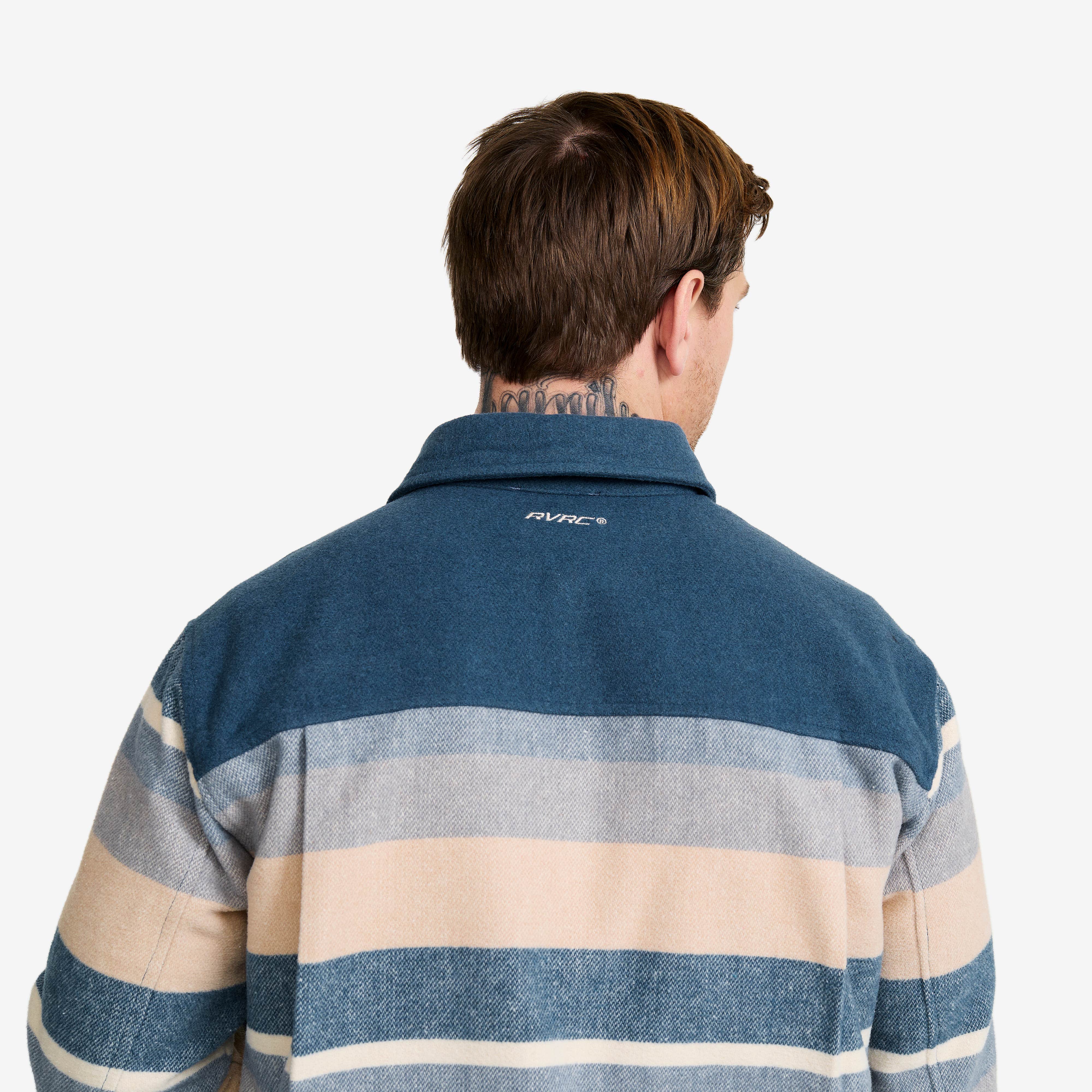 Highland Warm Overshirt Herre Orion Blue/Peyote