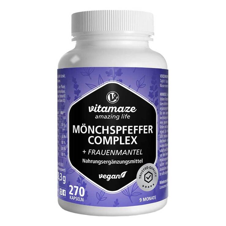 Mönchspfeffer Complex Frauenmantel Vitamin C Folsäure, 270 St