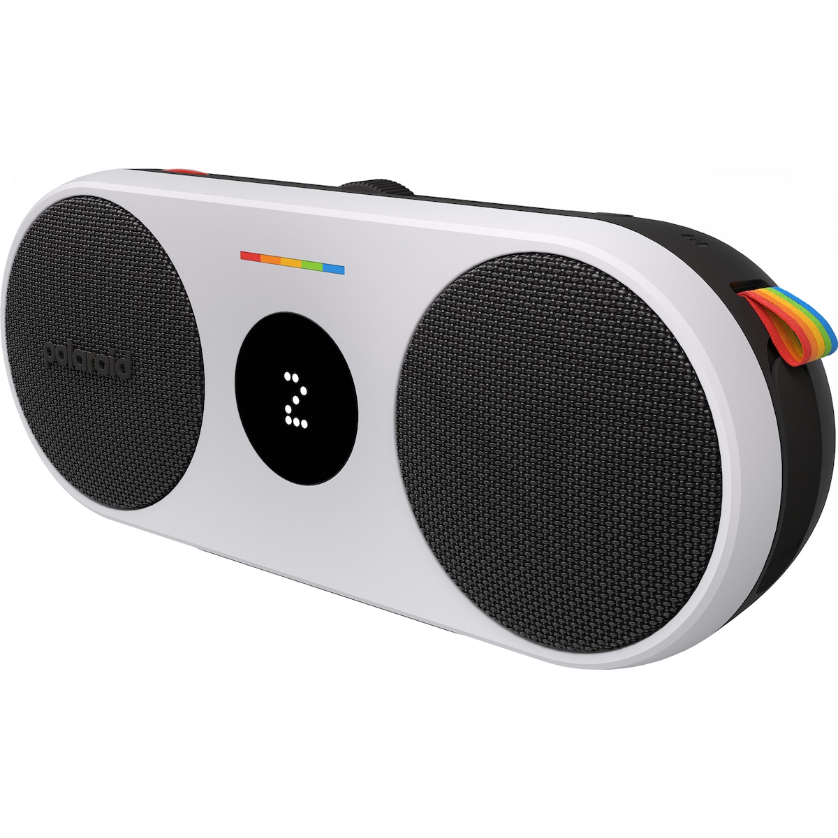 Polaroid Music P2 trådløs bærbar høyttaler (sort/hvit)