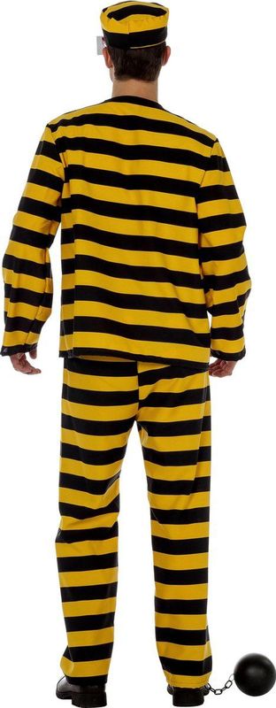 Boevenpak - Geel Zwart - Heren - Luxe - 100% Polyester
