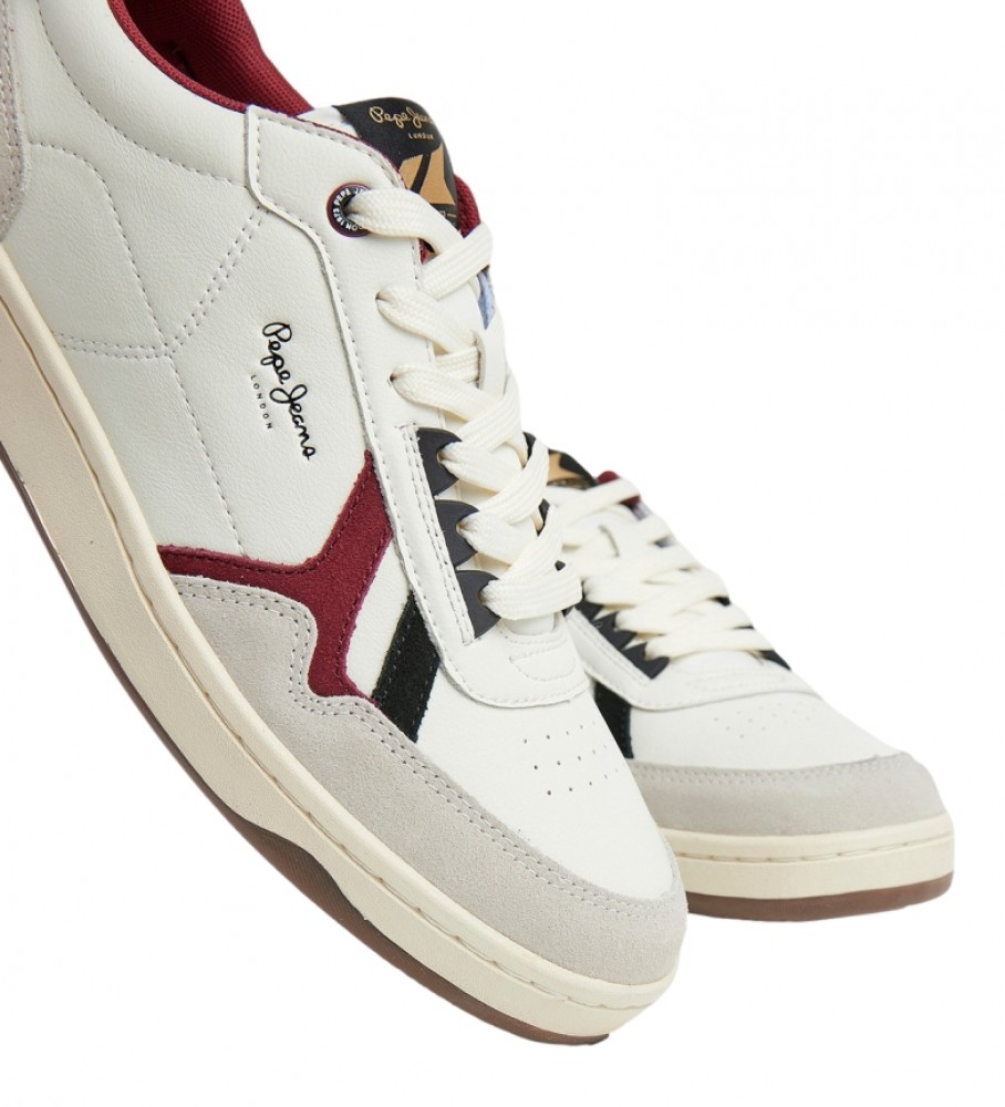 Tênis Pepe Jeans Kore Vintage de Couro Branco