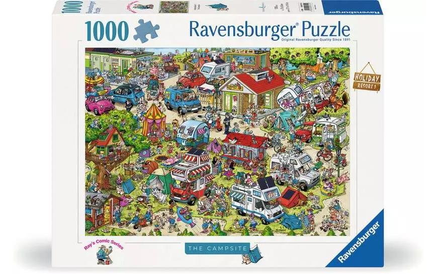 Puzzle The Campsite 1000 TeileKinderpuzzle mit Premium-Qualität
