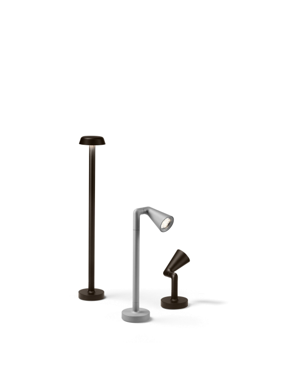 Flos Belvedere Clove 2 vloerlamp LED grijs