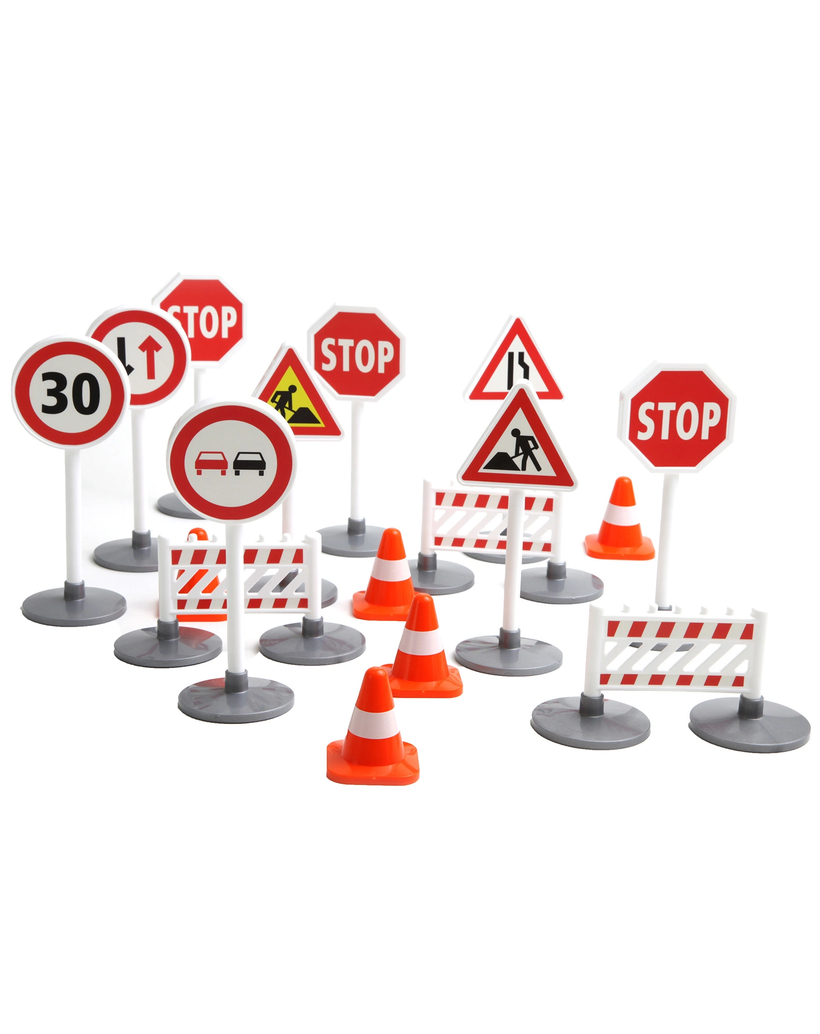 Verkehrszeichen-Set 17-teilig