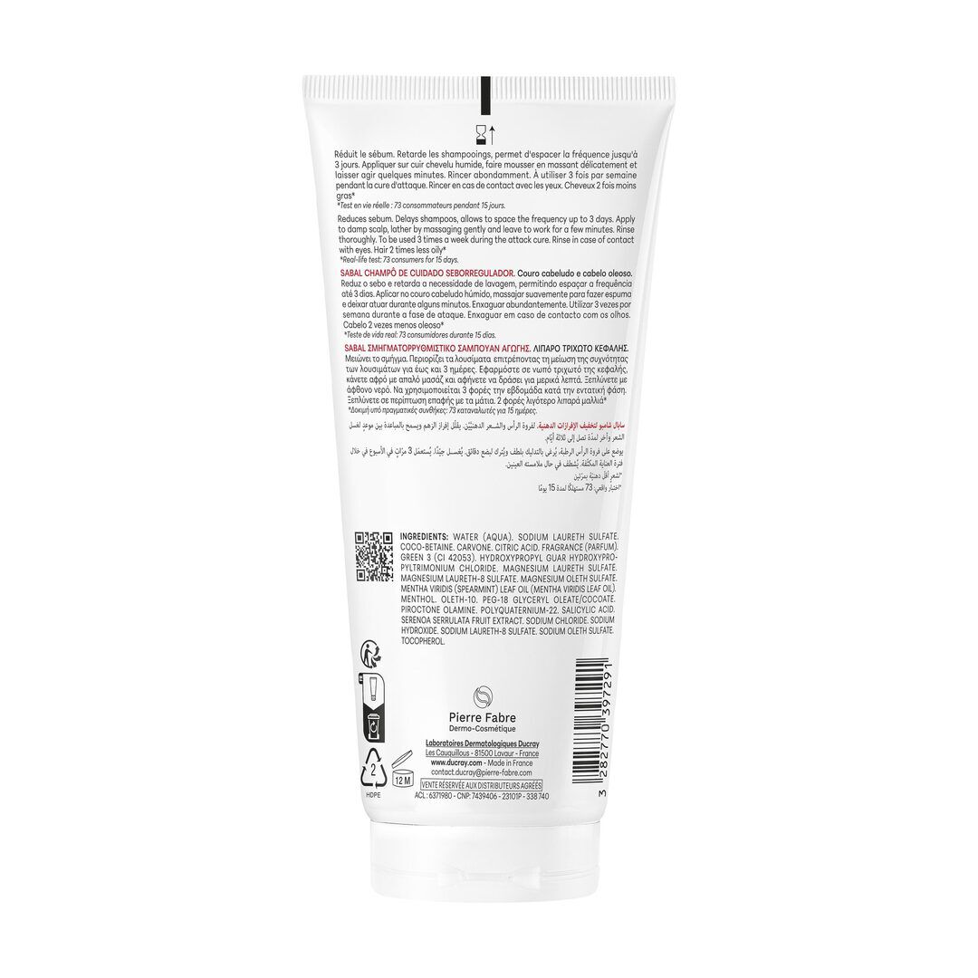 Sabal Argeal Champô Sebo Redutor - 200ml