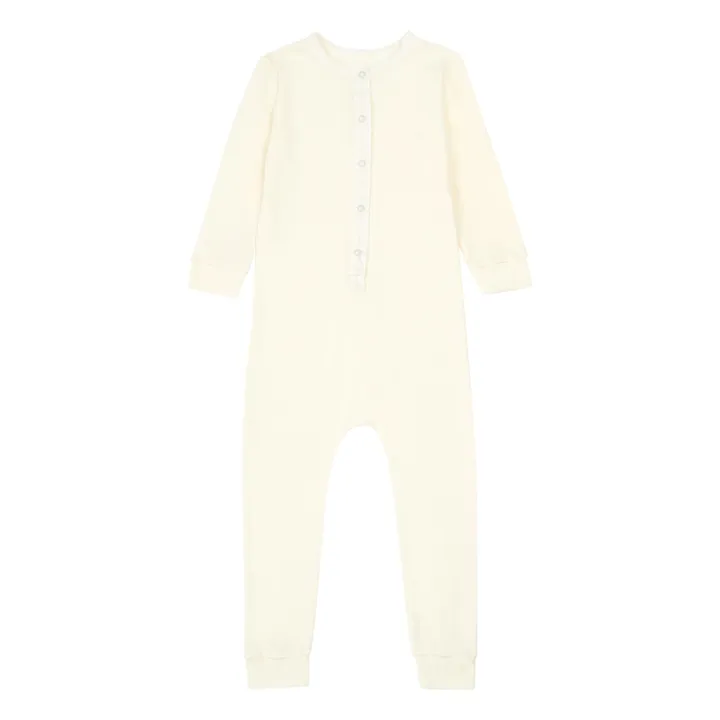 Gray Label Combinaison de Nuit Coton Bio - Capsule Homewear  | Crème