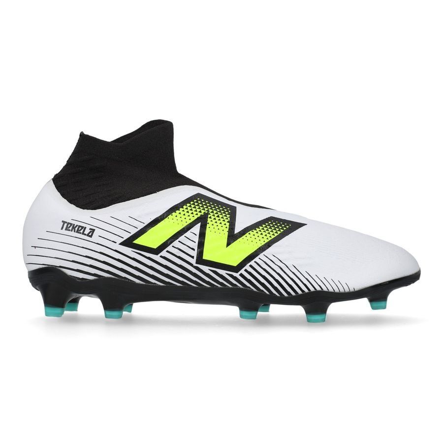 New Balance Tekela V4 Magia FG - Blanc/Violet/Jaune Fluo