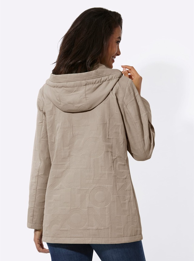 Casual Looks Langjacke mit Kapuze