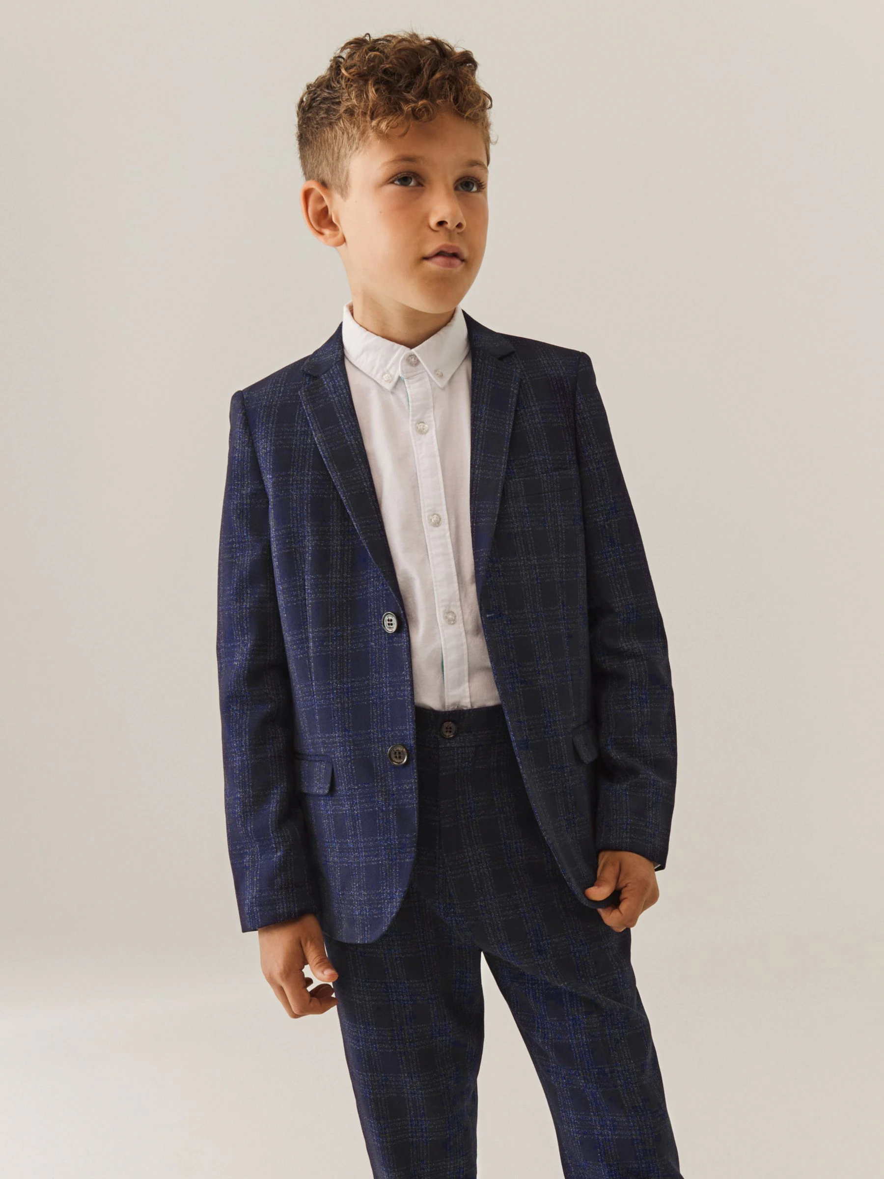 Blauw - Baker By Ted Baker kostuumjasje
