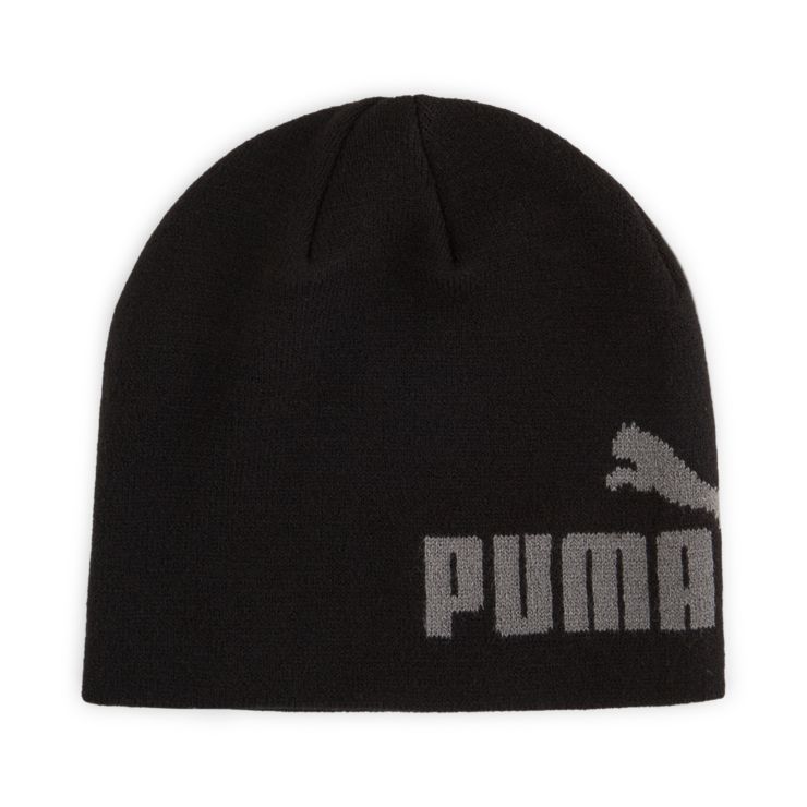 PumaEss No 1 Logo Cuffless Beanie Jr - schwarz