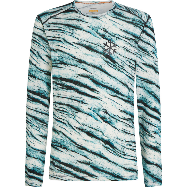 Icebreaker Herren 200 Oasis Crewe Protect Our Winters Longsleeve