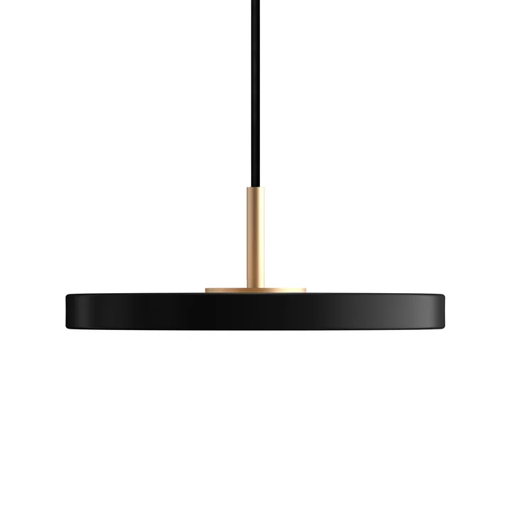 Umage - Asteria Micro LED-Pendelleuchte V2, Messing / schwarz