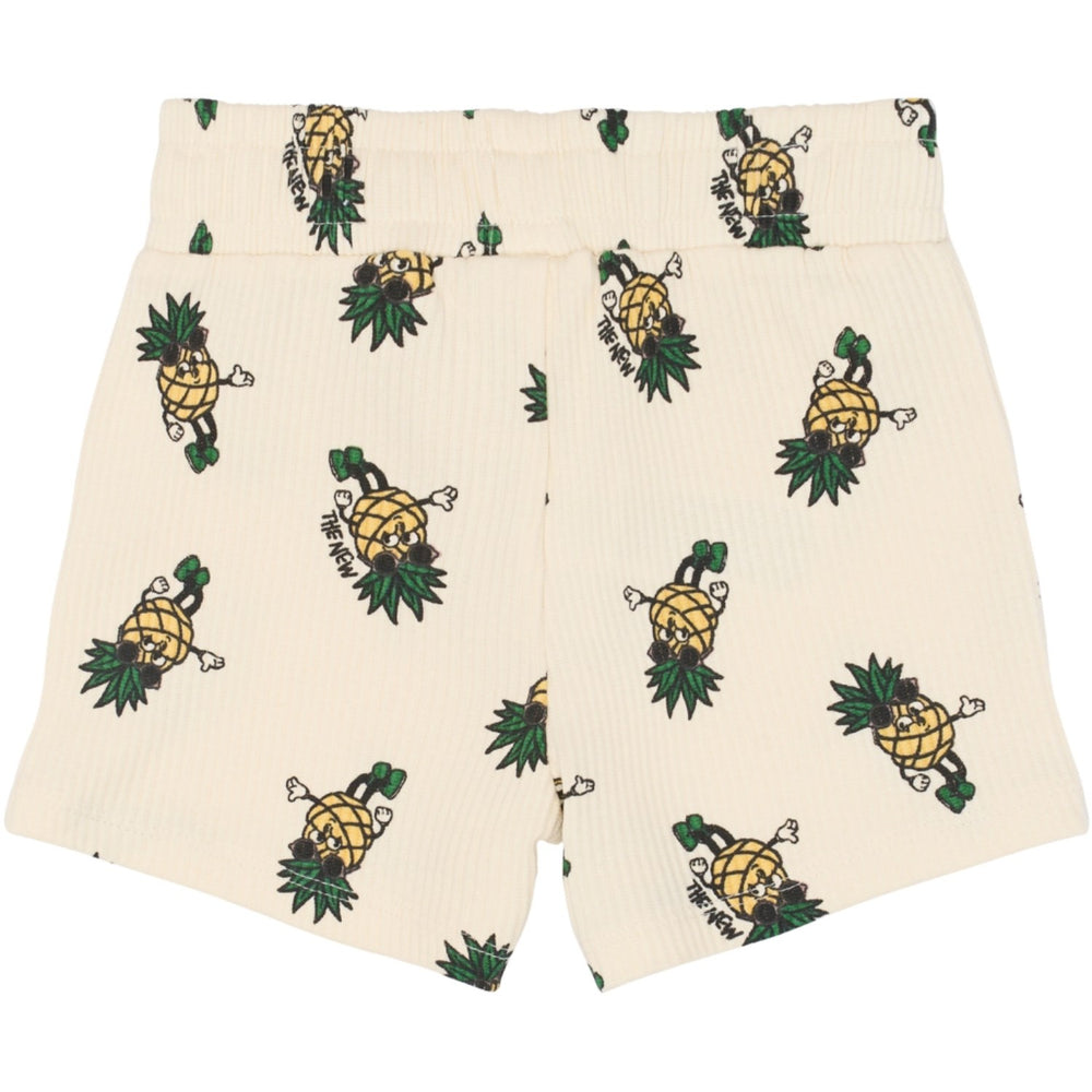 Køb THE NEW Siblings Gardenia Aop Tnsttravis Rib Shorts