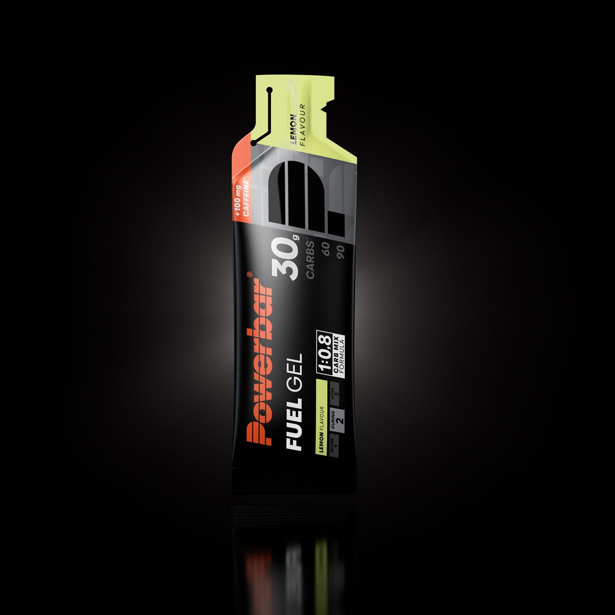 powerbar bl fuel gel 30 lemon caffeine 653 22060001 lemon caffeine